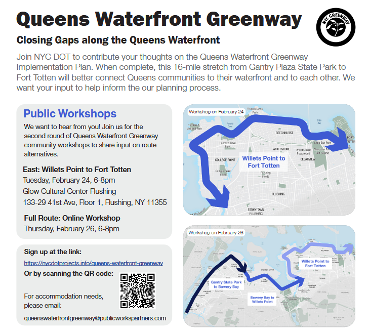 Tell DoT Where You Want the Queens Waterfront Greenway – Eastern Queens ...